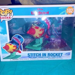 Stitch in rocket vinyl figure POP (Disney lilo and stitch)